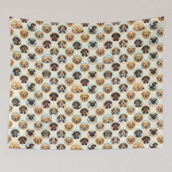 Item preview, cute puppies designed and sold by keyword1.