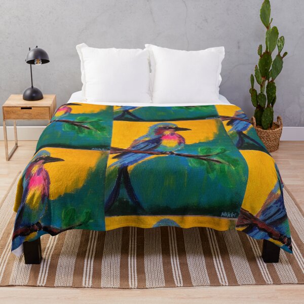 Item preview, Lilac-Breasted Roller – Zimbabwe Bird Series No. 1 designed and sold by Nikkiart24.redbubble.com.