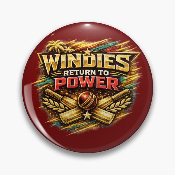 Item preview, Windies Return to Power — Bold West Indies Pride Typography designed and sold by BKRsport.