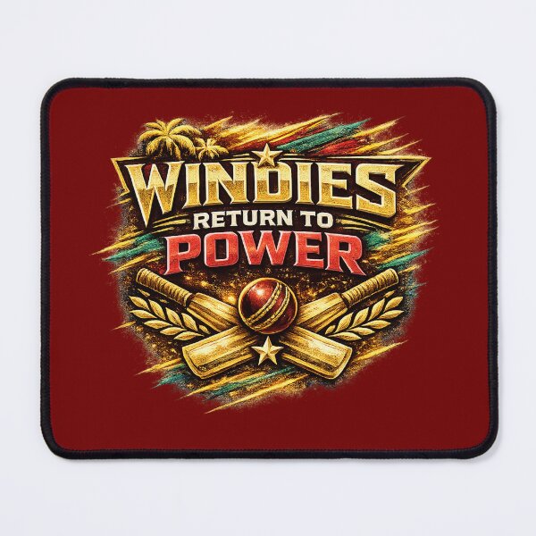 Item preview, Windies Return to Power — Bold West Indies Pride Typography designed and sold by BKRsport.