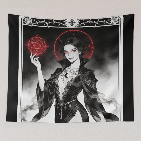 Item preview, Dark Tarot Empress – Sexy Medieval Witch Queen Gothic Tarot designed and sold by DarkMedieval.