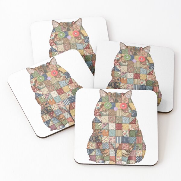 Item preview, Cute Patchwork Kitty designed and sold by 4viella.