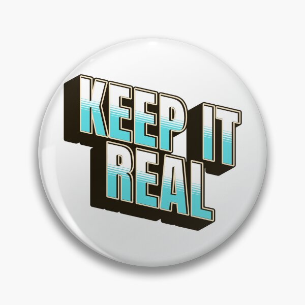 Item preview, Keep It Real – Authentic Vibes | Motivational Quote & Modern Aesthetic designed and sold by CosmicCutouts.