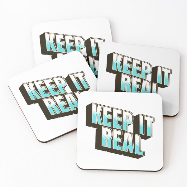 Item preview, Keep It Real – Authentic Vibes | Motivational Quote & Modern Aesthetic designed and sold by CosmicCutouts.
