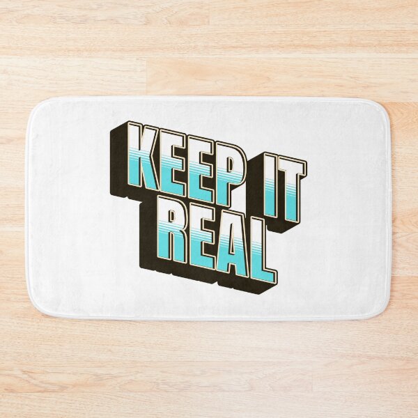 Item preview, Keep It Real – Authentic Vibes | Motivational Quote & Modern Aesthetic designed and sold by CosmicCutouts.