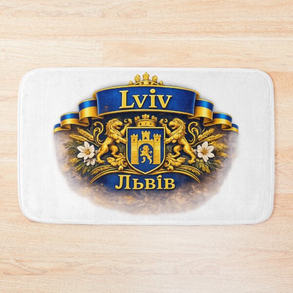 Item preview, Lviv Ukraine Heritage Crest Львів Cultural Pride Graphic designed and sold by Tender Flower Clothing.