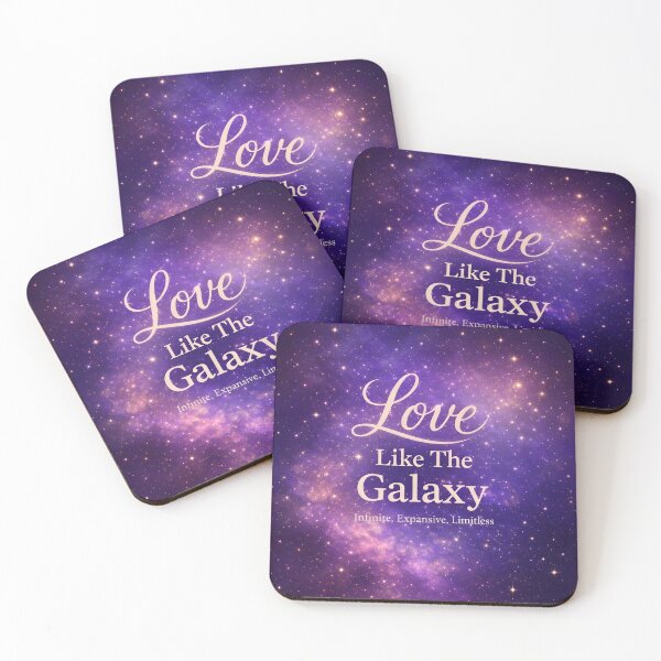 Item preview, Love Like The Galaxy – Cosmic Inspirational Quote Art | Spiritual Manifestation Aesthetic Design designed and sold by Custom Crest.
