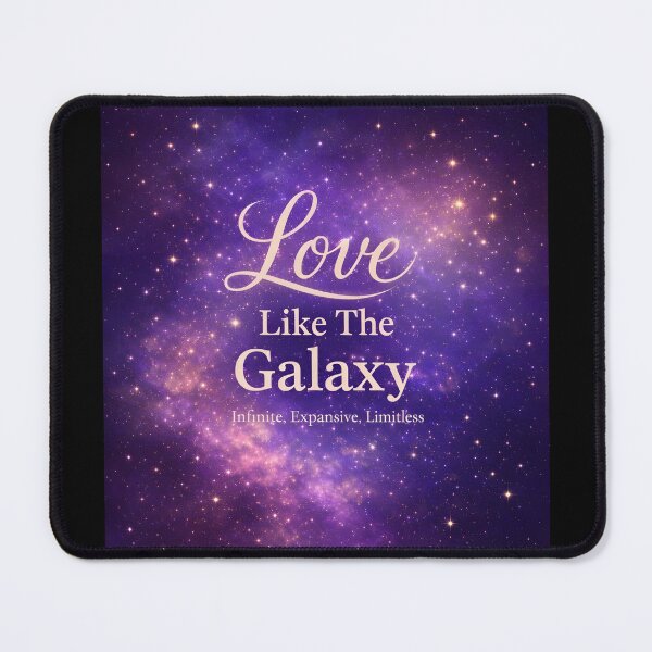 Item preview, Love Like The Galaxy – Cosmic Inspirational Quote Art | Spiritual Manifestation Aesthetic Design designed and sold by Custom Crest.