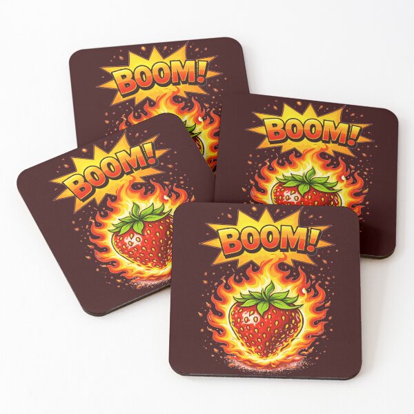 Item preview, Strawberry Boom designed and sold by Fire in Blue.