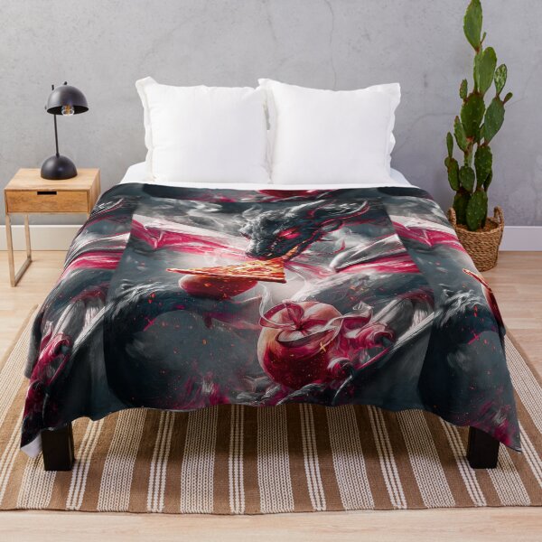 Item preview, Infernal Pizza Dragon – Dark Fantasy Surreal Beast Art designed and sold by Grafititee.