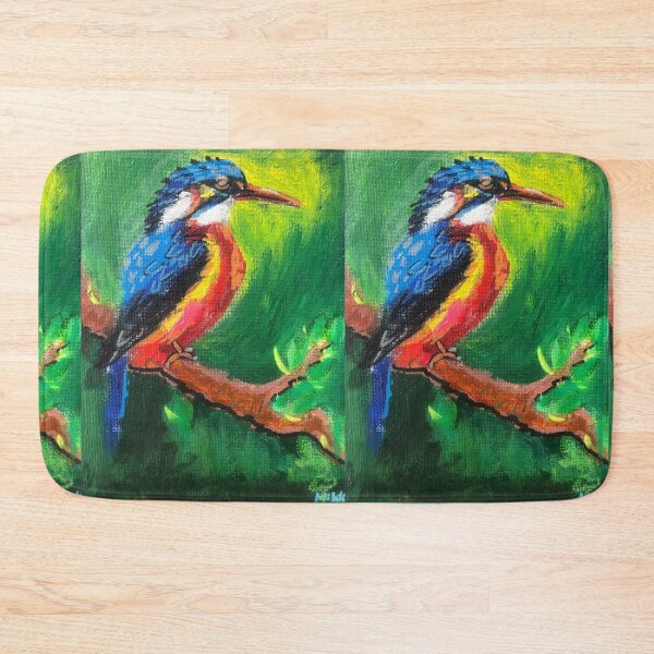 Item preview, Malachite Kingfisher – Zimbabwe Bird Series No. 2 designed and sold by Nikkiart24.redbubble.com.