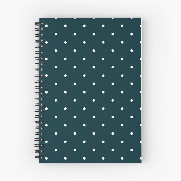 Item preview, Dark Teal and white Polka dot pattern designed and sold by RishabhArts1.