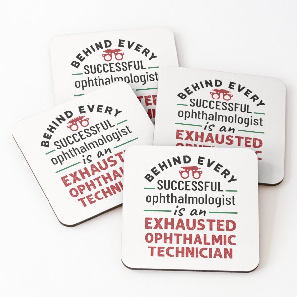 Item preview, Funny Ophthalmic Technician Exhausted designed and sold by jaygo.