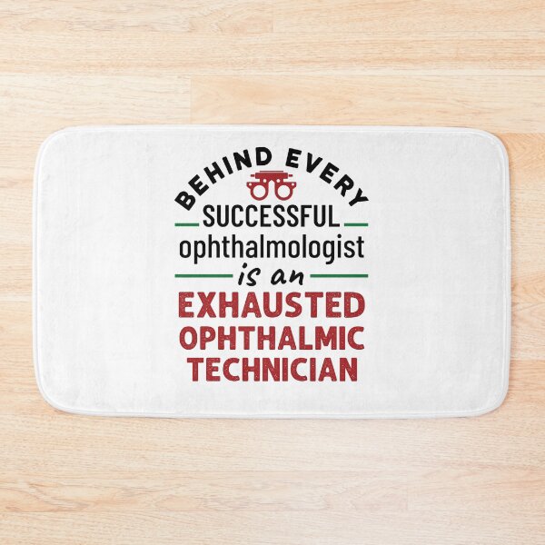 Item preview, Funny Ophthalmic Technician Exhausted designed and sold by jaygo.