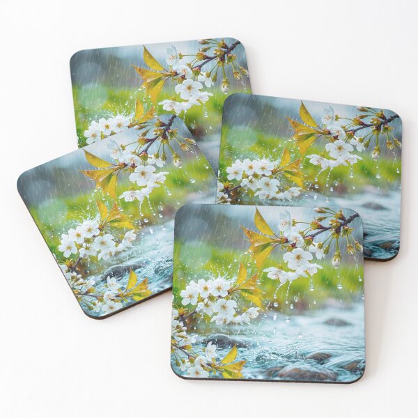 Item preview, Spring Rainfall & Cherry Blossoms designed and sold by BLUESKY11a.