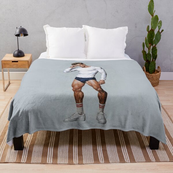 Item preview, Retro Athletic Male Illustration – Vintage Fitness Art designed and sold by gayishdesign.