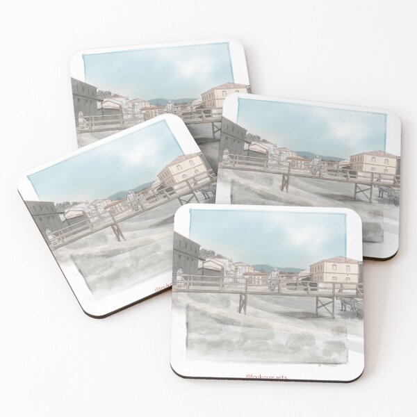 Item preview, Komotini, Greece, Old Town illustration designed and sold by Loukoum-Arts.