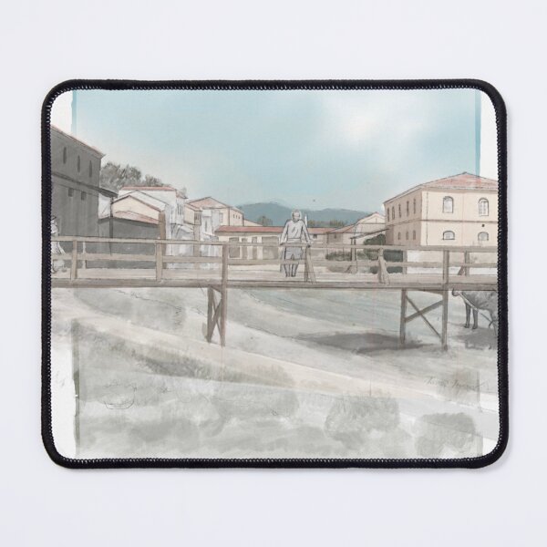 Item preview, Komotini, Greece, Old Town illustration designed and sold by Loukoum-Arts.