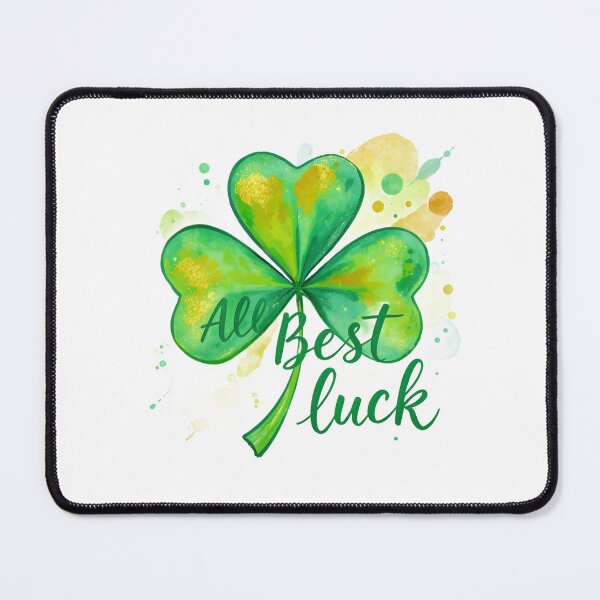 Item preview, Watercolor Shamrock - All Best Luck Clover designed and sold by Kedspicedesign.