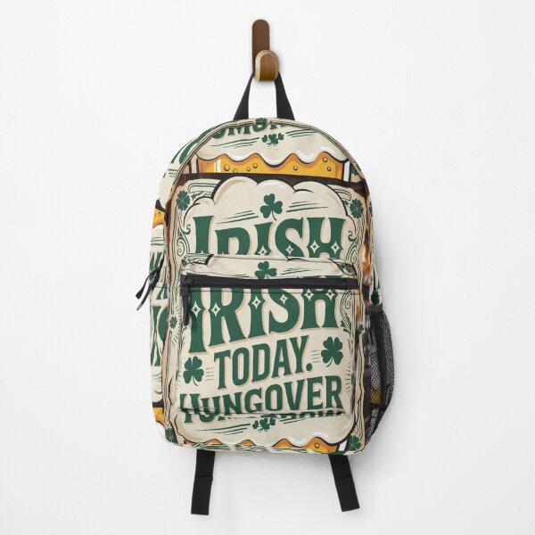 Item preview, Funny St Patrick’s Day Drinking  – Irish Today Hungover Tomorrow  designed and sold by InspiredCreatives.