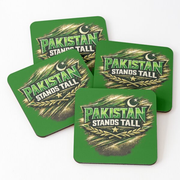 Item preview, Pakistan Stands Tall — National Pride Bold Typography Design designed and sold by BKRsport.