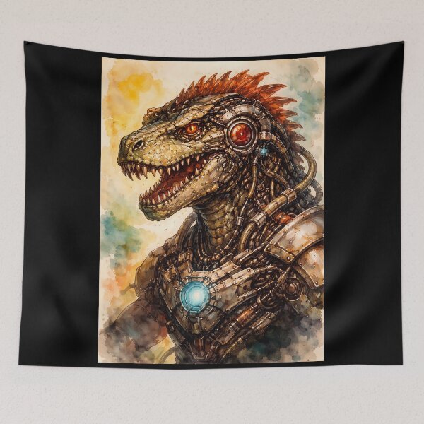 Item preview, Cyberpunk T-Rex designed and sold by Sarcastic designs.