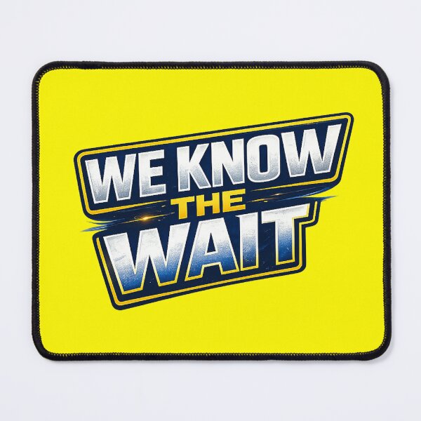 Item preview, We Know the Wait – Parramatta Eels Fan Statement Design designed and sold by BKRsport.