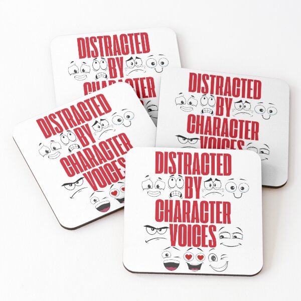 Item preview, Distracted By Character Voices designed and sold by SOTVOBoothwear.