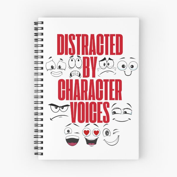 Item preview, Distracted By Character Voices designed and sold by SOTVOBoothwear.