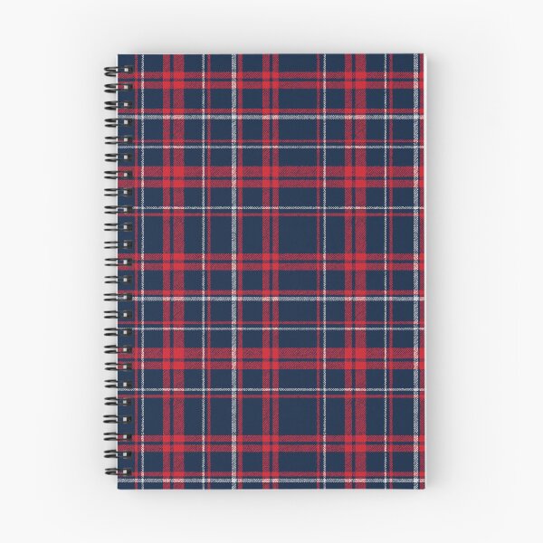 Item preview, Columbus Blue Jackets plaid tartan  designed and sold by Broken Antler Designs .