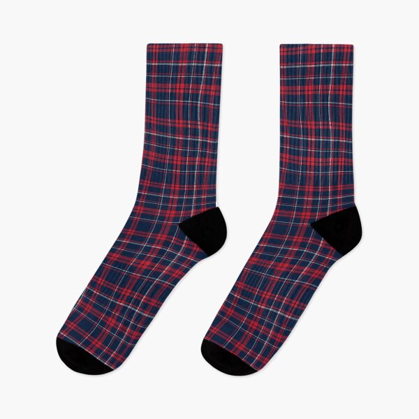 Item preview, Columbus Blue Jackets plaid tartan  designed and sold by Broken Antler Designs .