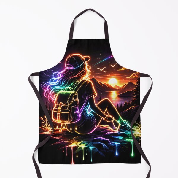 Item preview, Chasing sunsets in neon designed and sold by TheWonkyEaselCo.