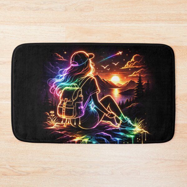Item preview, Chasing sunsets in neon designed and sold by TheWonkyEaselCo.