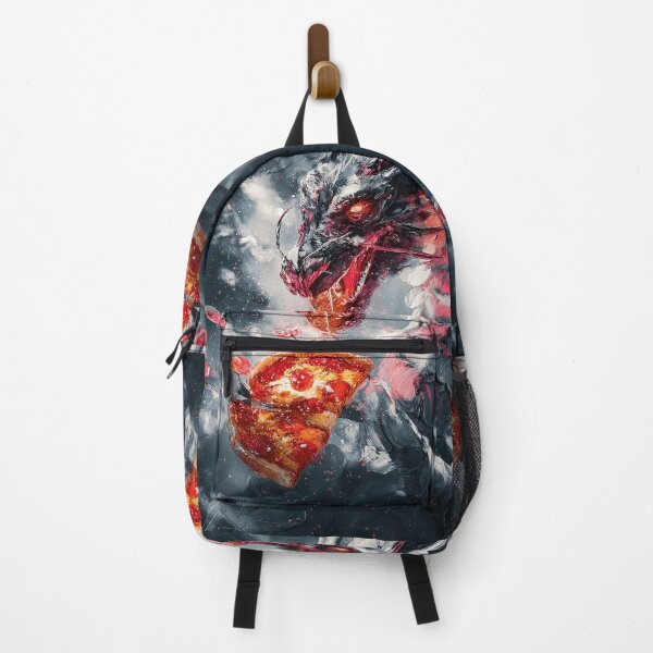 Item preview, Infernal Pizza Dragon – Dark Fantasy Surreal Beast Art designed and sold by Grafititee.