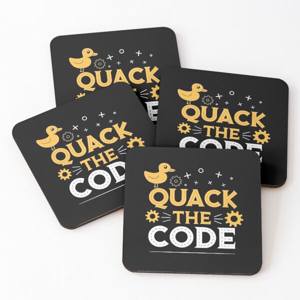 Item preview, Quack The Code – Funny Duck Programming Design designed and sold by the science zoo.