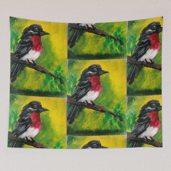Item preview, Crimson-Breasted Shrike – Zimbabwe Bird Series No. 4 designed and sold by Nikkiart24.redbubble.com.