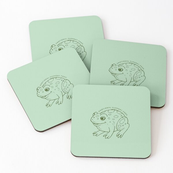 Item preview, EMOTIONAL SUPPORT FROG designed and sold by thehappyintrovert .