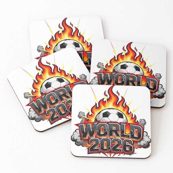 Item preview, World 2026 Soccer Ball On Fire Football Tournament designed and sold by Dxvect.