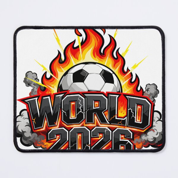 Item preview, World 2026 Soccer Ball On Fire Football Tournament designed and sold by Dxvect.