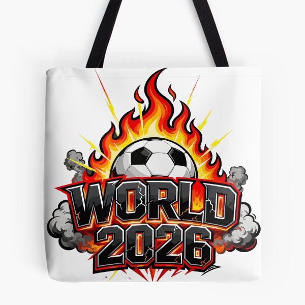 Item preview, World 2026 Soccer Ball On Fire Football Tournament designed and sold by Dxvect.