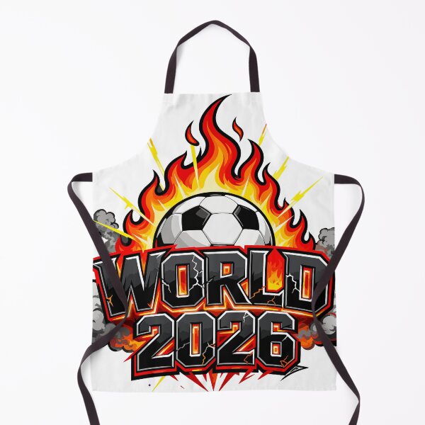 Item preview, World 2026 Soccer Ball On Fire Football Tournament designed and sold by Dxvect.
