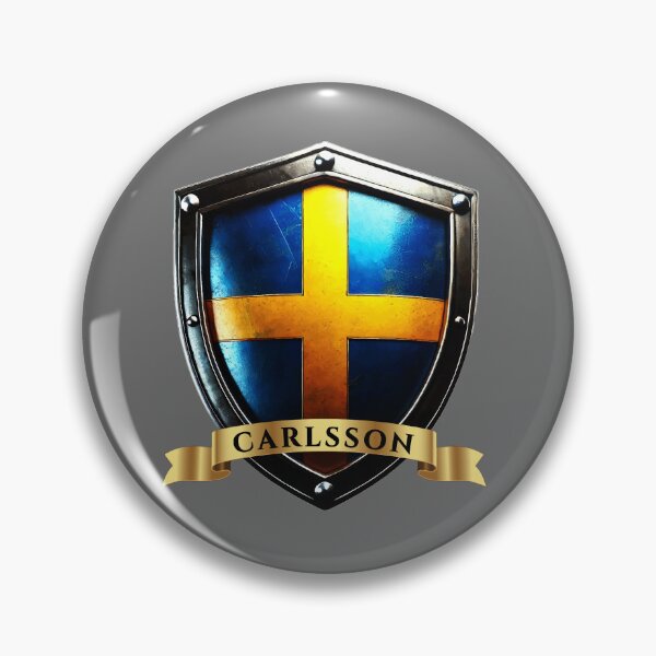 Item preview, Carlsson Sweden Heraldic Name Shield designed and sold by Highlandkings.