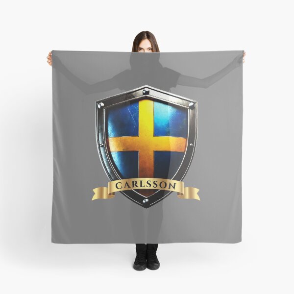 Item preview, Carlsson Sweden Heraldic Name Shield designed and sold by Highlandkings.