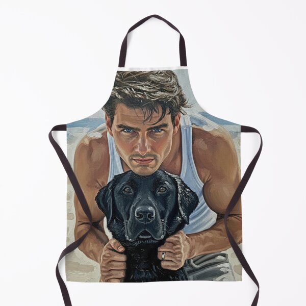 Item preview, Man’s Best Friend: Tom Cruise Soulful Coastal Portrait designed and sold by Art's Diner.