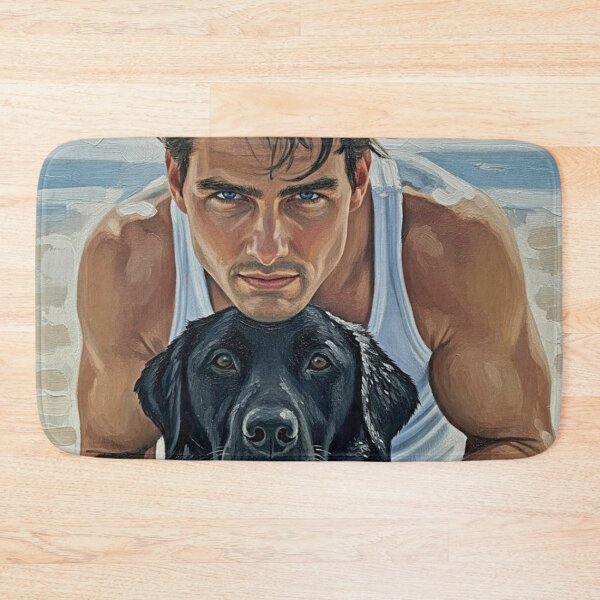 Item preview, Man’s Best Friend: Tom Cruise Soulful Coastal Portrait designed and sold by Art's Diner.