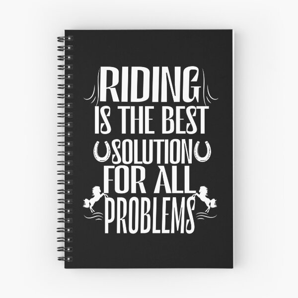 Item preview, Riding is the best solution for all problems designed and sold by LayersDesign.