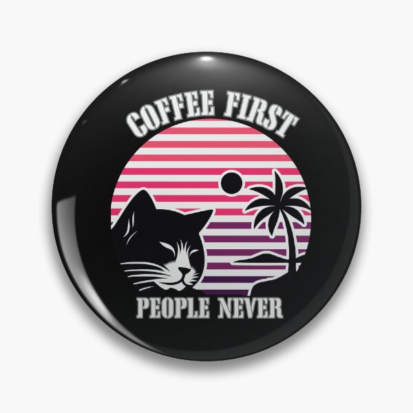 Item preview, Funny Introvert Cat Lover Coffee Design – Cute Cat Drinking Coffee Graphic for Shy People Who Prefer Cats Over People designed and sold by ChameraDesign.