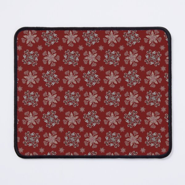 Item preview, Heart Flowers and Peace Doves Desaturated Tones on Red designed and sold by Digitalmyth's Designs.