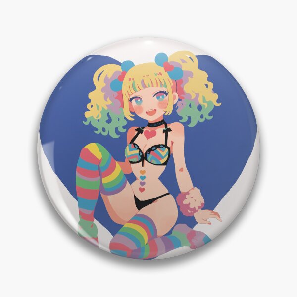 Item preview, Kawaii Rainbow Harajuku Anime Girl designed and sold by bubblegoth.