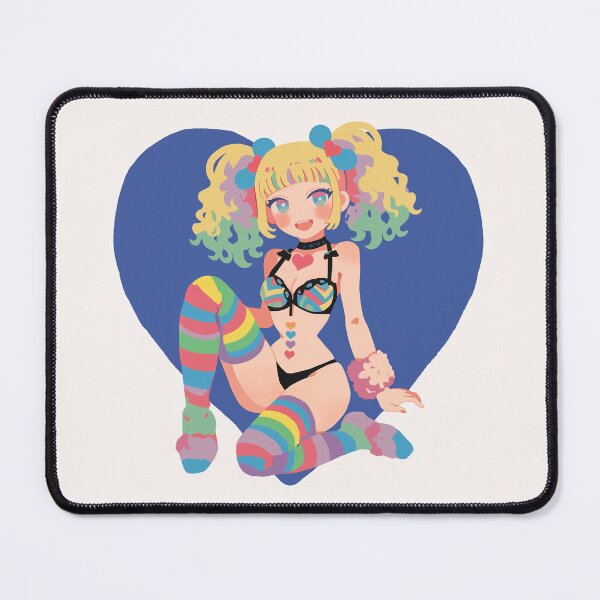 Item preview, Kawaii Rainbow Harajuku Anime Girl designed and sold by bubblegoth.